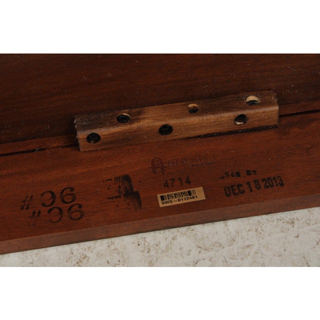 Stickley Inlaid Mahogany Federal Console Hall Table For Sale - Image 15 of 15