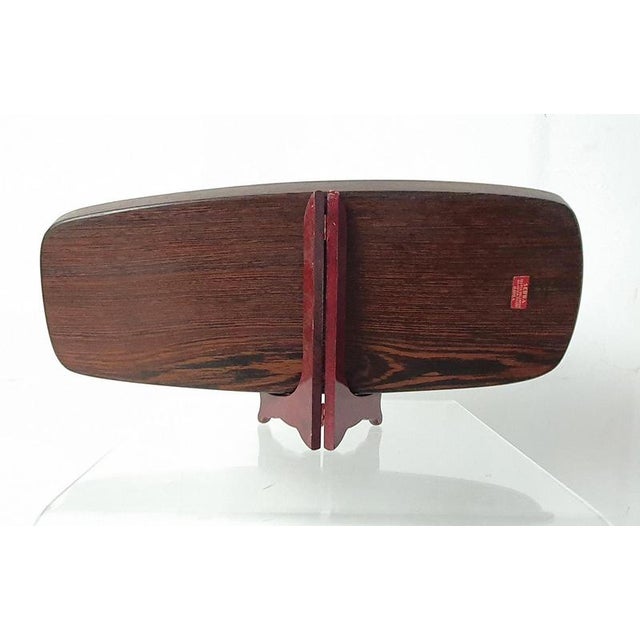 Mid-Century Modern Teak Tray attributed to Hans Gustav Ehrenreich, 1950s For Sale - Image 3 of 12
