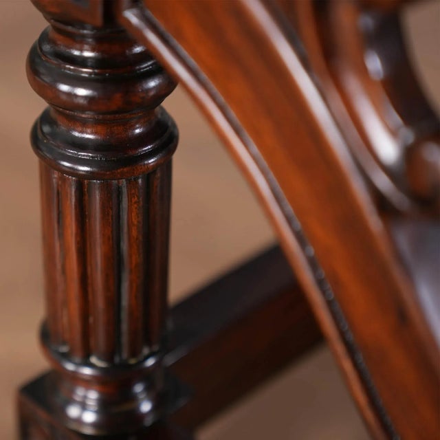 Carved Mahogany Bed Step For Sale - Image 4 of 12