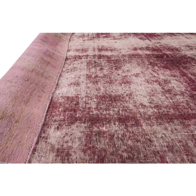 Traditional Mid-20th Century Vintage Distressed Tabriz Wool Rug For Sale - Image 3 of 9