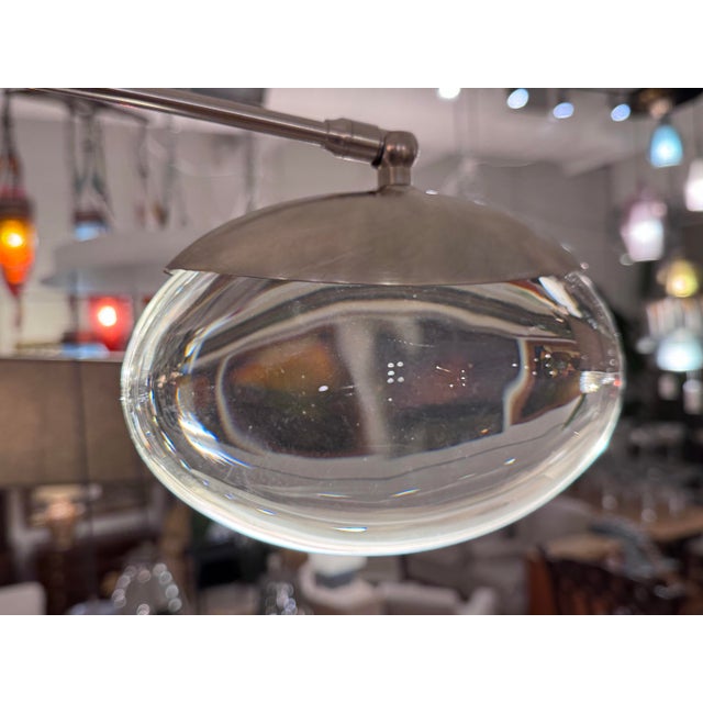 Glass Ochre Gaia Chandelier, Three Tier With Six Pebbles For Sale - Image 7 of 12