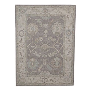 Turkish Oushak Rug 5'3" x 7'1" For Sale