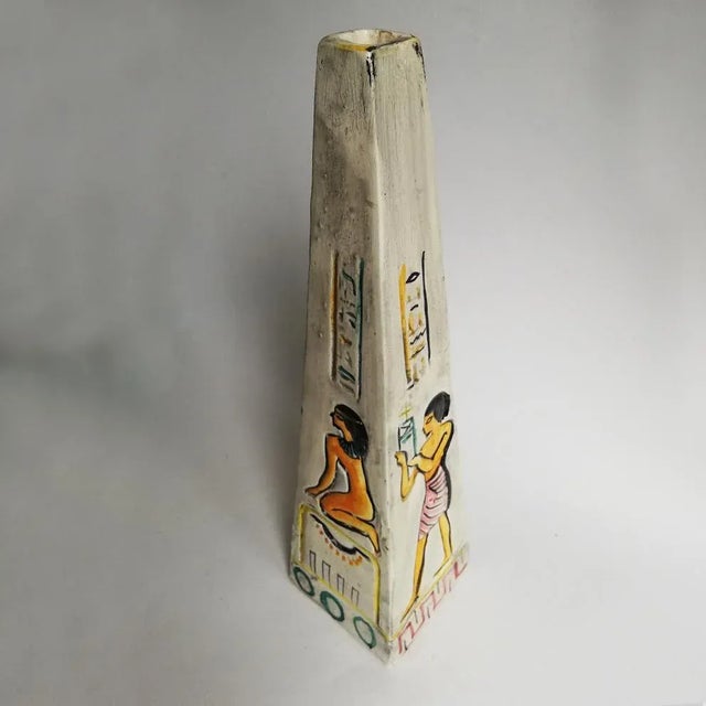 Mid-Century Italian Ceramic Vase by Miracoli for Miracoli For Sale - Image 9 of 13