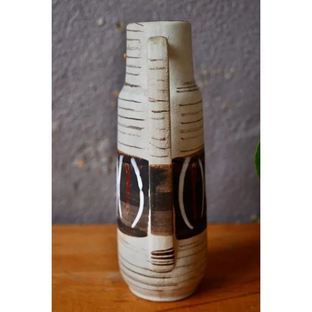 1960s Abstract Pitcher Vase from Scheurich, 1960s For Sale - Image 5 of 11