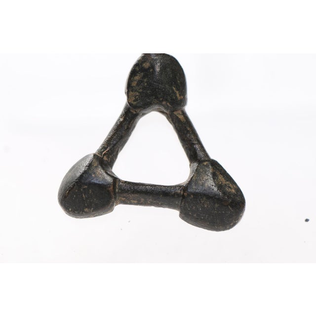 Metal Geometric Roman Artifact Pendant For Sale - Image 7 of 12