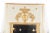 1775 French Transition Period Painted and Gilt Trumeau Mirror with Carved Urn For Sale - Image 9 of 13