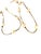Metal 1990s Monet Pearl Goldtone Snake Chain Necklace For Sale - Image 7 of 11