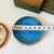 Metal Vintage Cloisonné Enamel Round Box – Sanskrit Six-Character Mantra Motif, Silver-Blue Technique For Sale - Image 7 of 8