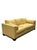 Baker Furniture Company Baker Furniture Modern Tuxedo Sofa in Golden Corduroy – Hollywood Regency Style For Sale - Image 4 of 11