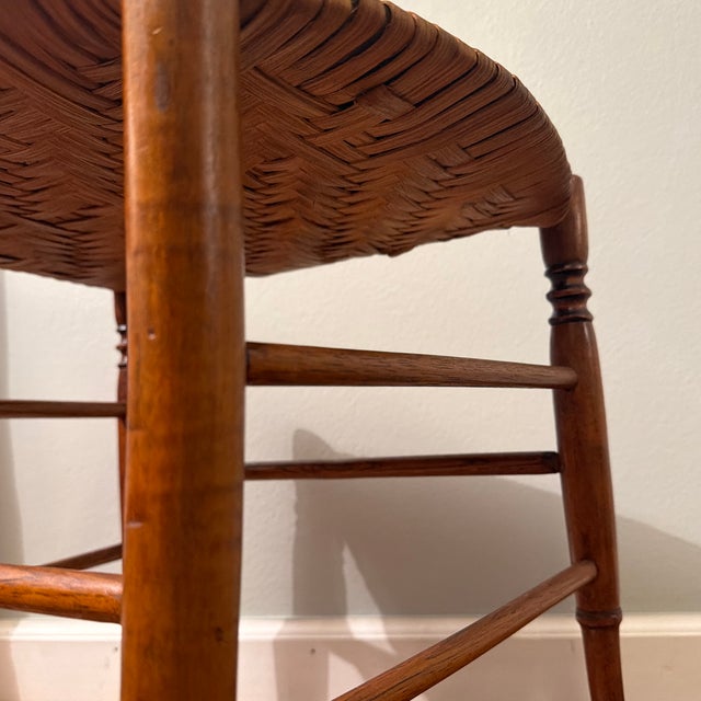 Delicate 18th Century Chair-Handwoven Seat For Sale - Image 10 of 12