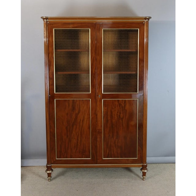 Louis XVI Mahogany Bookcase For Sale - Image 13 of 15