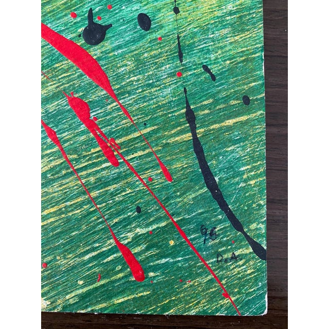 Abstract Expressionism Don Ahn Abstract Expressionist Korean Modernist Painting, 1996 For Sale - Image 3 of 9