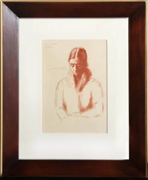1980s "Pour mon Fils Raul" Lithograph After Pablo Picasso