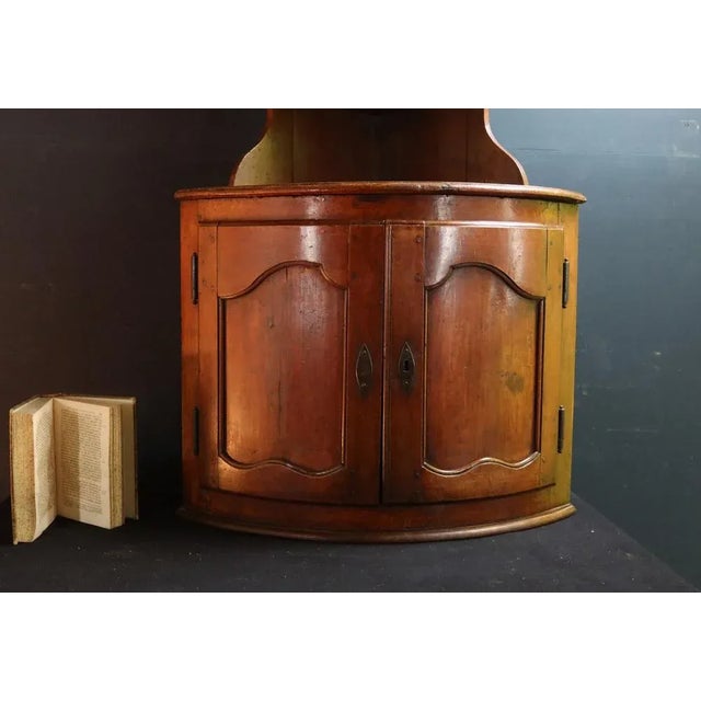 Louis XV Style Walnut Corner Buffet For Sale - Image 6 of 10