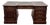 English Desk with Black Leather For Sale