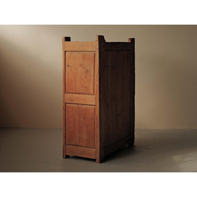19th Century Folk Art Cabinet in Pine, France For Sale - Image 16 of 18