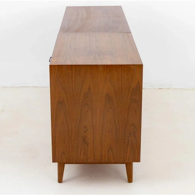 Wood Jens Risom Walnut Credenza For Sale - Image 7 of 9