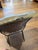 Mid Century Modern Original Vintage Knoll Diamond Chair by Harry Bertoia With Olive Leather Cover For Sale - Image 10 of 12