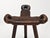 Wood Vintage Brutalist Marbella Stools attributed to Sergio Rodrigues, 1970s, Set of 3 For Sale - Image 7 of 14