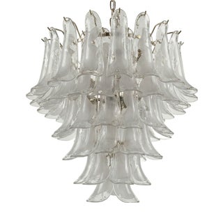 Murano Glass Callas Waterfall Chandelier, 1950s For Sale