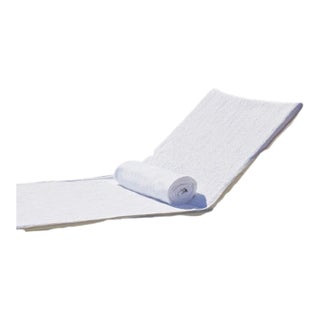 Ducap Lounge Chair Cover, White with Linen Piping For Sale