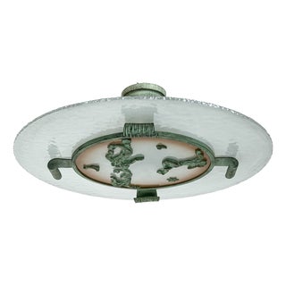 Model 401 1252 Ceiling Lamp from Bjerkås Armatur, 1943 For Sale