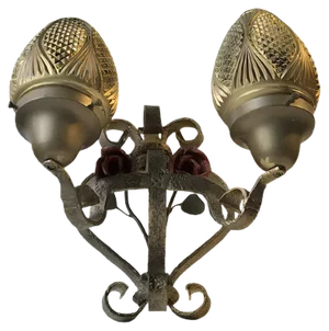 French Wrought Iron Sconce, 1920s