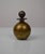 Glass Perfume Bottle with Black and Gold Leaf, 1970s For Sale - Image 3 of 12