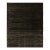 Rug & Kilim’s Oversized Textural Rug in Black With Bold Polychromatic Striae For Sale