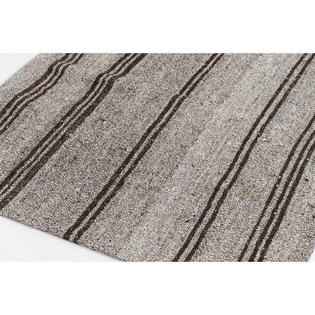 1960s Handwoven Geometric Window Kilim For Sale - Image 4 of 10