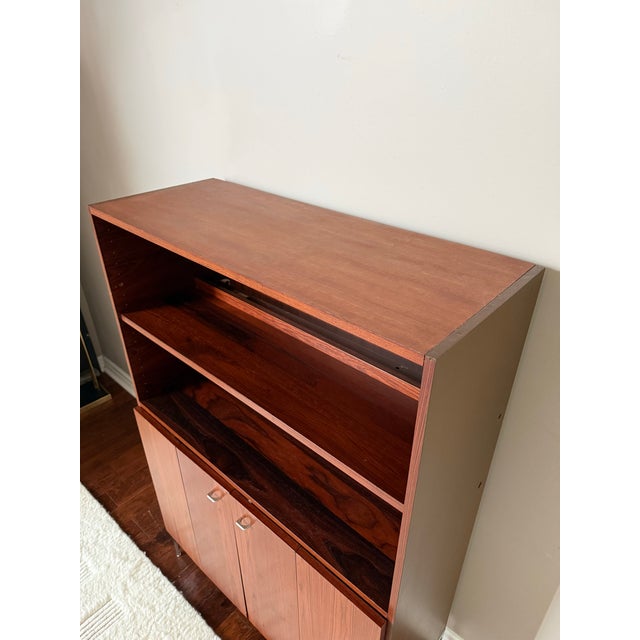 Vintage 1950s Hülsta-Worke Rosewood Media Cabinet For Sale - Image 4 of 12