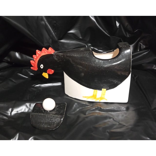 Ceramic Hen-Shaped Teapots from Cerámicas Benlloch, Manises, Spain. 1990s, Set of 4 For Sale - Image 7 of 10