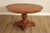 Late 20th Century Italian Made Empire Style Round Burlwood Pedestal Center Table For Sale - Image 14 of 18