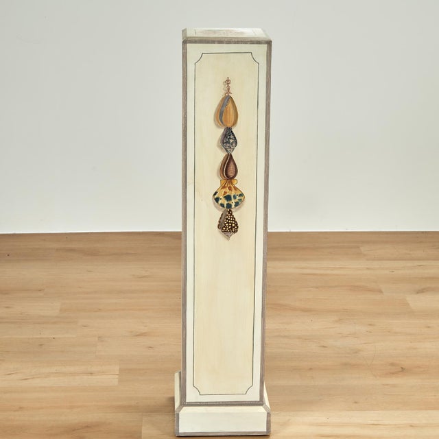 Late 20th Century Vintage Ocean Inspired Tall Chest by Maitland Smith For Sale - Image 5 of 12