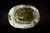 A beautiful large, all natural, moss agate bowl, 4.5 lb in weight, of ovoid form with natural, rounded edge. Spectacular...