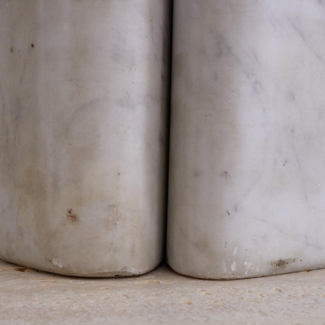 1980s 1980s Carrara Marble Fountain or Sculpture in the Manner of Paul Brandenburg For Sale - Image 5 of 9