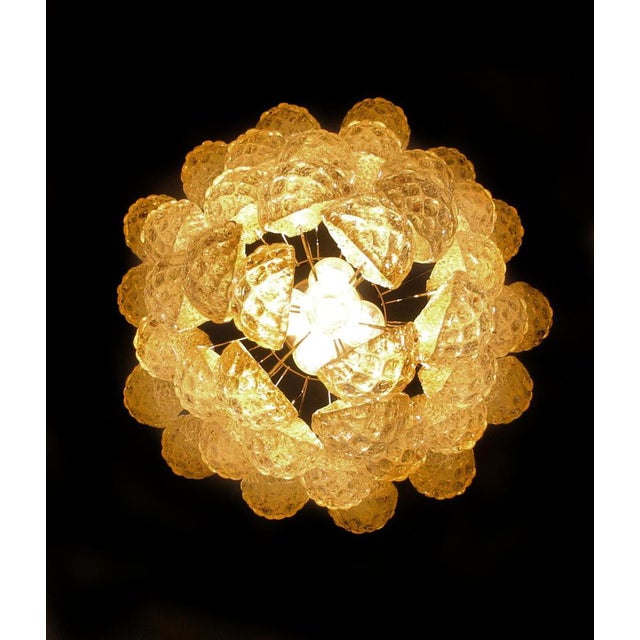 Italian Amber Crystal Chandeliers, Murano, Set of 2 For Sale - Image 18 of 18