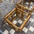 Wood Bamboo Side Tables With Glass Tops Twisted Arch Design - 2 For Sale - Image 7 of 8