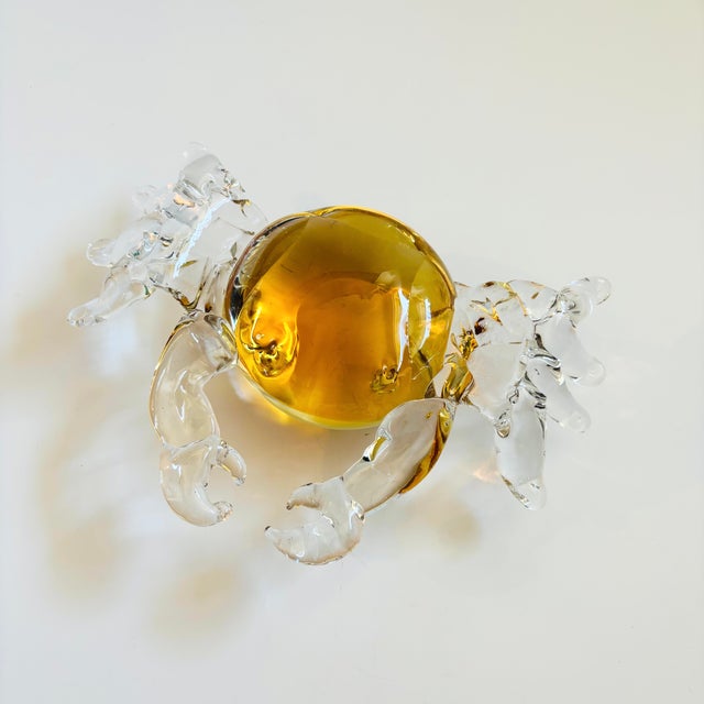 Large Art Glass Crab For Sale - Image 4 of 8