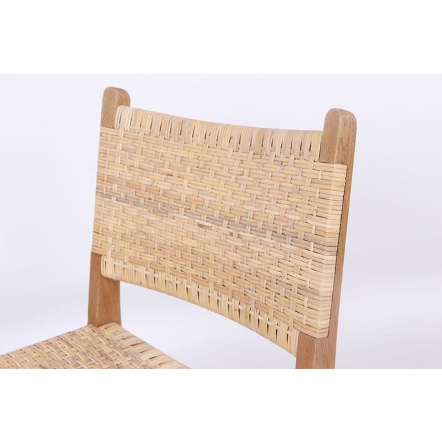 Oak & Wicker Mesh Model Ch31 Dining Chairs by Hans J. Wegner for Carl Hansen & Søn, 1950s, Set of 4 For Sale - Image 8 of 18