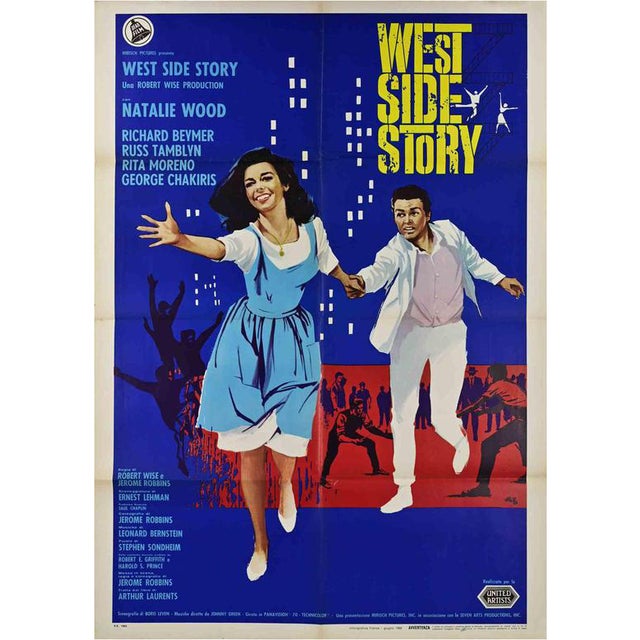 Vintage West Side Story Poster, 1961 For Sale