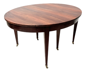 Louis XVI Style Frieze Table with Tapered Legs, 19th Century