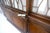Baker Furniture Company Large 8' Wide Mahogany Two Part individual Glass Panels Breakfront MINT For Sale - Image 4 of 12