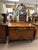 American Antique 1930's Bedroom Mirrored Dresser, Hand Carved Walnut, Burl Inlay, Beveled Glass Mirror, 5 Drawers For Sale - Image 3 of 17