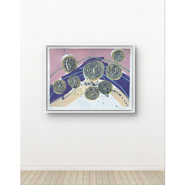 Barbara Beck Painting on Paper 1992 - Signed/Unframed Barbara Beck - Painter, Printmaker, Sculptor. Beck’s work is...