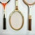 Vintage Mid-Century Americana Boho Chic Wood Tennis Rackets - Set of 3 For Sale - Image 12 of 13