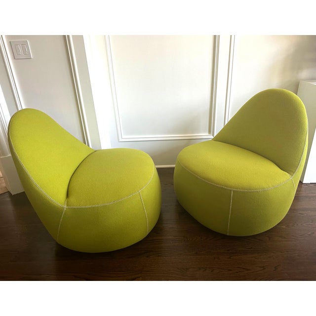 Pair of "Mitt" Lounge Chair by Bernhardt Design For Sale In Atlanta - Image 6 of 12