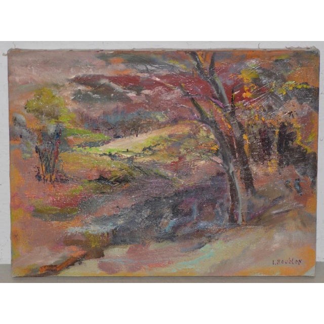 Irina Roublon Belotelkin (Russian / American, 1913-2009) Landscape c.1960 For Sale - Image 9 of 9