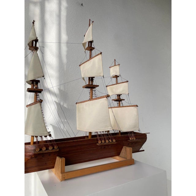Vintage Model Boat, 1970 For Sale - Image 10 of 18