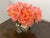 Textile Windward Home Luxury Faux Peonies in a Block Vase For Sale - Image 7 of 12